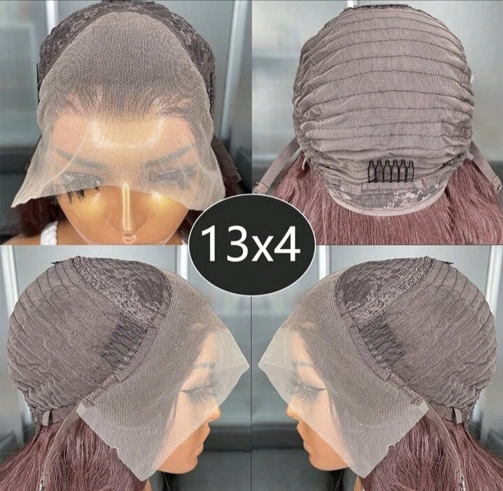 Long Body Wave Glueless Kanekalon Wig(human blend)