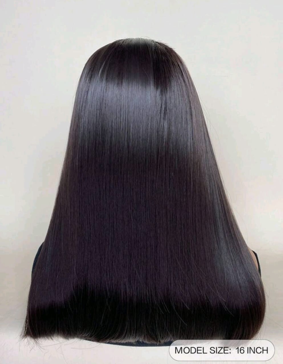 Long bob straight headband human blend
