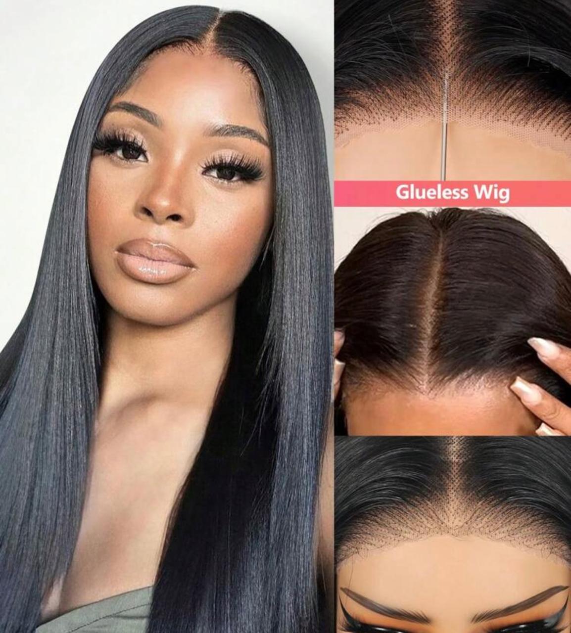 Gloria Straight Wig(human blend) high quality